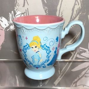 Disney Store Brand Footed Baby Blue & Cotton Candy Cinderella Flower Princess